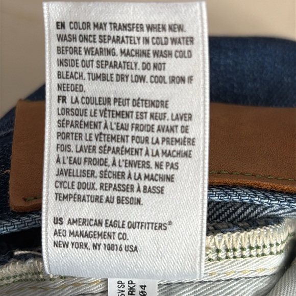 AE77 New York The Boot Premium Jeans Dark Wash - Size 23 - Picture 8 of 8